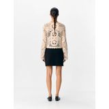 Object - Objlizza Knit - Cardigan - Wit Sand - Dames