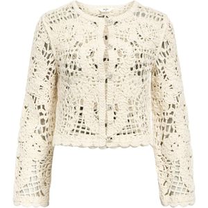 Object - Objlizza Knit - Cardigan - Wit Sand - Dames
