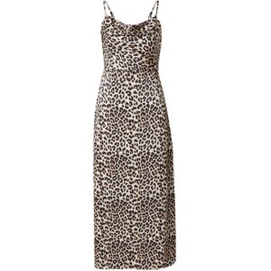 VILA Jurk 'VIRavenna'  beige / bruin / zwart