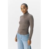Object Objthess Rollneck Knit Pullover Truien & vesten Dames - Sweater - Hoodie - Vest- Grijs