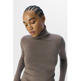Object Objthess Rollneck Knit Pullover Truien & vesten Dames - Sweater - Hoodie - Vest- Grijs