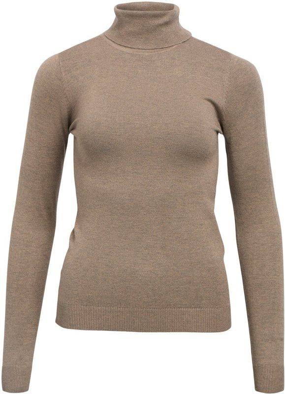 Object Objthess Rollneck Knit Pullover Truien & vesten Dames - Sweater - Hoodie - Vest- Grijs