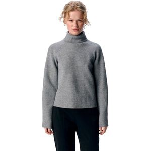 Object - Objviola Ls Lo Rollneck Knit Noos - Trui - Medium Grey Melange