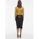 VILA - VIDAGMAR HW MIDI - Kokerrok - Dames - Coated - Midi-lengte