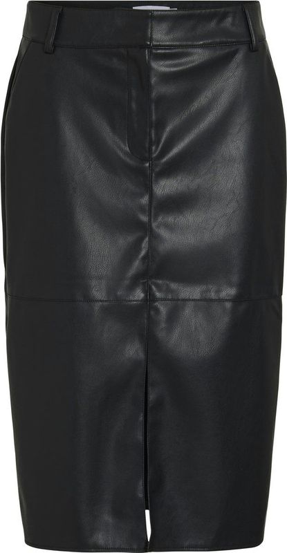 VILA - VIDAGMAR HW MIDI - Kokerrok - Dames - Coated - Midi-lengte