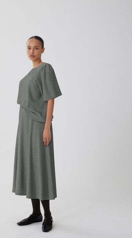 Vila - Vireflect O-neck - T-shirt - Medium Grey Melange