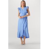 Object - Papaya Wrap Dress - Jurk - Lichtblauw - Vrouw
