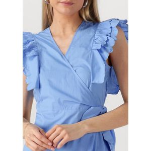 Object - Papaya Wrap Dress - Jurk - Lichtblauw - Vrouw