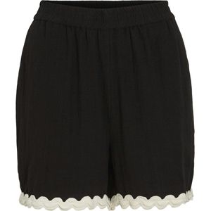 Vila - Korte Broek - Zwart-Wit - Biologisch Katoen