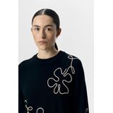 Laney - Rubin - Gebreide Trui - Ronde Hals - Lange Mouwen - Regular Fit