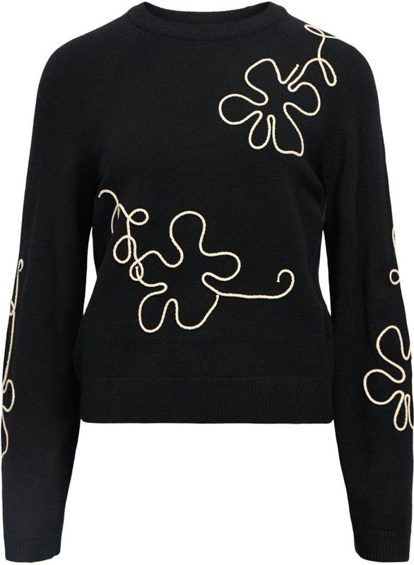 Laney - Rubin - Gebreide Trui - Ronde Hals - Lange Mouwen - Regular Fit