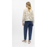 Object - Blouse - White Sand - Dames - Lange Mouwen