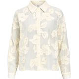 Object - Blouse - White Sand - Dames - Lange Mouwen