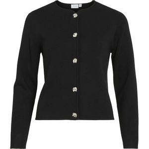 VILA - VISWAY - Gebreid Vest - Zwart