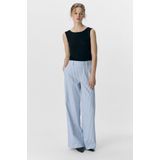 OBJECT Broek 'Lisa'  lichtblauw / wit