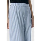 OBJECT Broek 'Lisa'  lichtblauw / wit