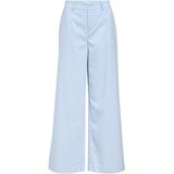 OBJECT Broek 'Lisa'  lichtblauw / wit