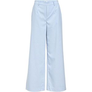 OBJECT Broek 'Lisa'  lichtblauw / wit