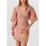 OBJECT - OBJHOLLY 2/4 RE SHORT WRAP DRESS 138 - Jurk - Lichtroze