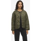 Gewatteerd Jack - V-hals - Lange Mouwen - Kort - Lichte Vulling - Polyester