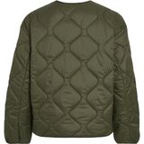 Gewatteerd Jack - V-hals - Lange Mouwen - Kort - Lichte Vulling - Polyester