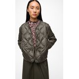 Gewatteerd Jack - V-hals - Lange Mouwen - Kort - Lichte Vulling - Polyester