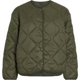 Gewatteerd Jack - V-hals - Lange Mouwen - Kort - Lichte Vulling - Polyester