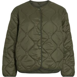 Gewatteerd Jack - V-hals - Lange Mouwen - Kort - Lichte Vulling - Polyester