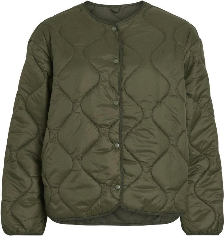 Gewatteerd Jack - V-hals - Lange Mouwen - Kort - Lichte Vulling - Polyester