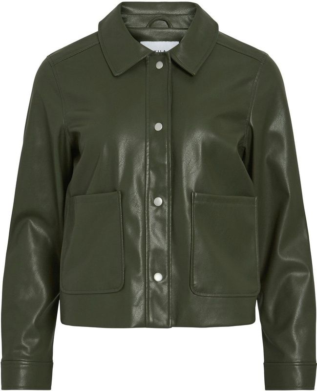 Vila Dames jas groen (Maat: 36)