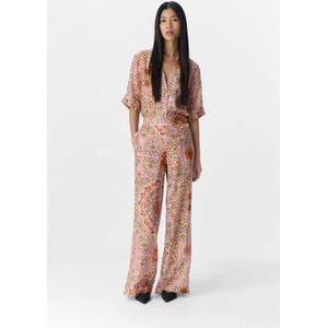 Object - Objholly HW Pant 138 - Hoge Taille Pantalon - Lichtroze - Dames