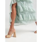 VILA - VILUNA - Jurk - Mintgroen - Met Onderjurk - Mouwloos