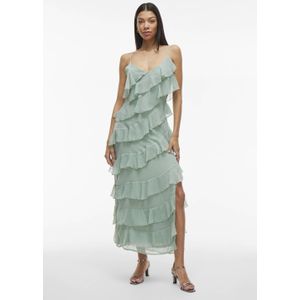 VILA - VILUNA - Jurk - Mintgroen - Mouwloos - Gerecycled Materiaal