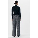 OBJALBA Broek - Dierenprint - Gerecycled Materiaal - Wide Leg