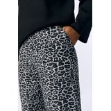 Object - Alba Lisa - Broek - Wijde Pijpen - Middelhoge Taille - Zwart