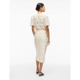 VILA - Midi Rok - Ecru