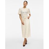 Vila - Birch - T-shirt - Wit - 70% Polyester 30% Katoen