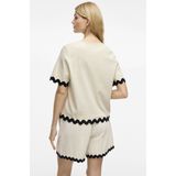 Vila - T-shirt - Ecru - 100% Katoen