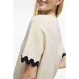 Vila - T-shirt - Ecru - 100% Katoen