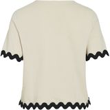 Vila - T-shirt - Ecru - 100% Katoen