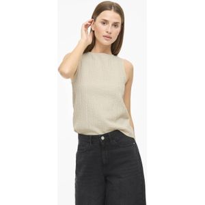 VILA - VIROMIRA - Mouwloze Top - Ecru