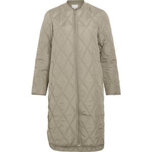 VILA - QUILA - Gewatteerde Jas - Lichtbeige - Normale Lengte
