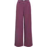 Object - Objlisa Wide Pant - Pantalon - Bordeaux