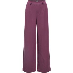 Object - Objlisa Wide Pant - Pantalon - Bordeaux