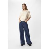 Object Pullover Laney Rubin Bruin - Dames Korte Mouwen met Bloemenpatroon