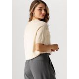 Object Pullover Laney Rubin Bruin - Dames Korte Mouwen met Bloemenpatroon