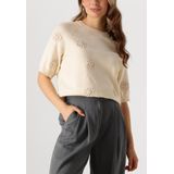 Object Pullover Laney Rubin Bruin - Dames Korte Mouwen met Bloemenpatroon