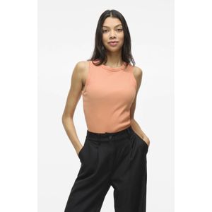 VILA - Visola S/L Tank Top - Mouwloos - Katoen - Ronde Hals