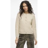 Vila - Vikali O-neck Knit Button Cardi - Vest - Birch