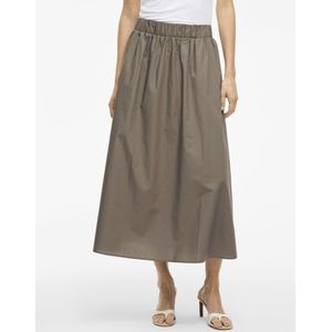 A-lijn Rok - Effen - Katoen - 7/8 Lengte - Losse Pasvorm